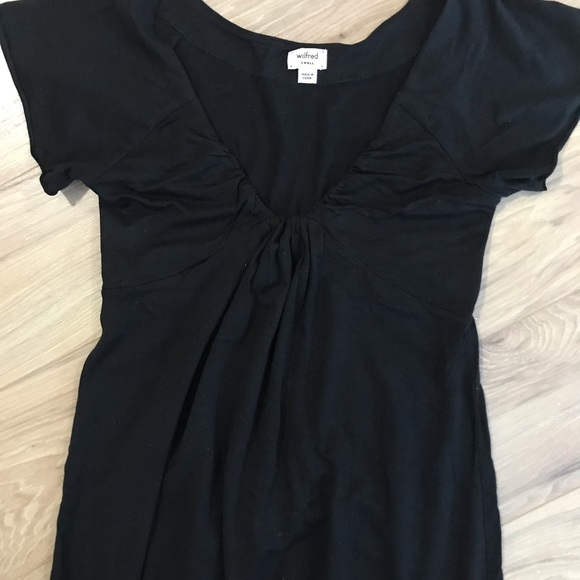 Wilfred size small black long top/mini dress - Picture 2 of 2